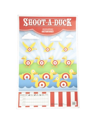 Action Target Arcade Classic Target, Multi Color, 23"x35", 100 Per Box