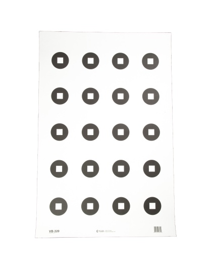 Action Target Military 3" Aimpoint Dot Training Target, Black and White, 23"x35", 100 Per Box