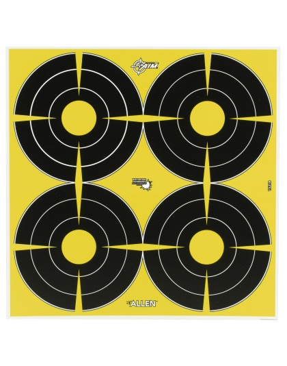 Allen Company EZ AIM Non-Adhesive, 4 Spot, 12x12", 8 Pack
