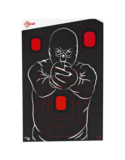 Allen Company EZ AIM Non-Adhesive, Bad Guy, 12x18", 5 Pack