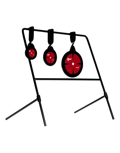 Allen Company EZ Aim, Steel Triple Deflector Spinner Target System, For use with Rimfire .22 Cal, 10.75"x12.5"