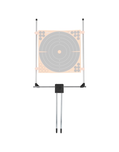 Allen Company Hub Stake Adjustable Target Stand, Fits 24"x24" Targets, 19.5" Tall, Black