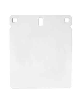 Birchwood Casey AR500 Gong, 8" Square Target, 3/8", White