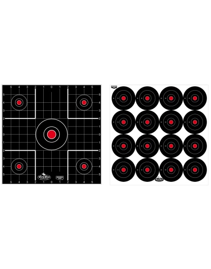 Birchwood Casey Dirty Bird Combo Pack, 3" and 12", 12 Targets