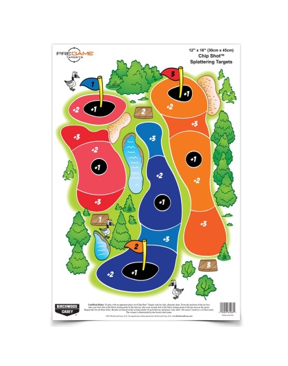 Birchwood Casey Pregame Target, Chip Shot, 12x18, 8 Targets