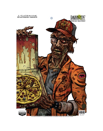 Birchwood Casey Darkotic Target, Special Delivery, 12x18, 8 Targets