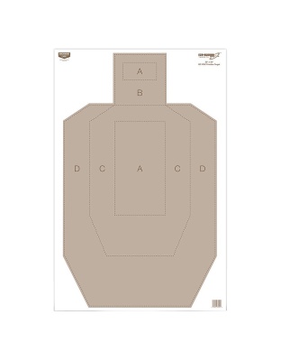 Birchwood Casey Eze-Scorer Target, IPSC Practice Paper, 23X35, 100 Targets