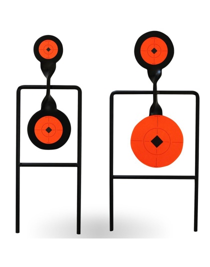 Birchwood Casey World of Targets Super Double Mag Spinner Target, Super Double Mag, Up to .44 Mag