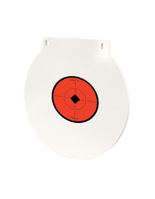 Birchwood Casey 1/2" Steel Target, 10", Round, White