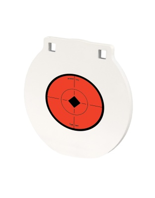 Birchwood Casey 1/2" Steel Target, 8", Round, White