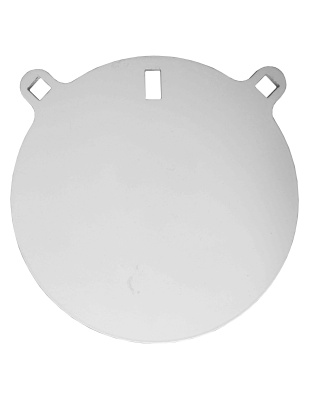 Birchwood Casey AR500 Gong, 10" Round Target, 3/8", White