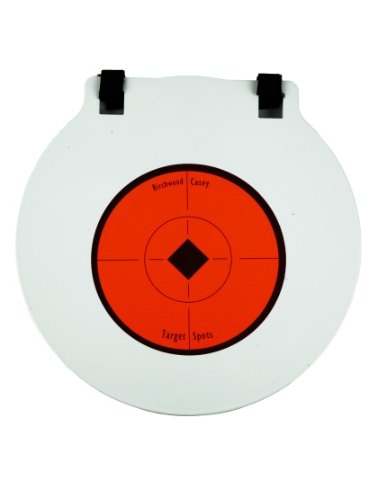 Birchwood Casey AR500 Gong, 8" Round Target, 3/8", White
