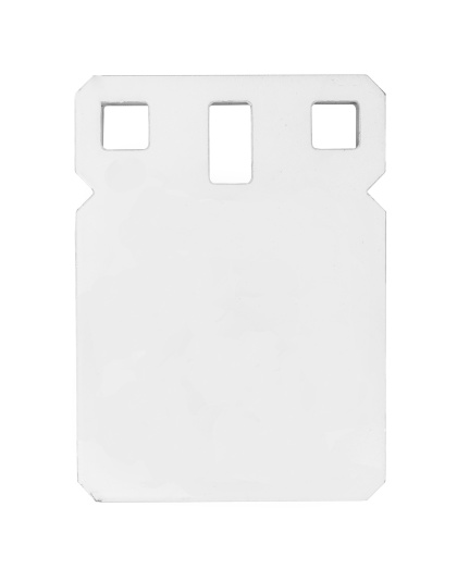 Birchwood Casey AR500 Gong, 4" Square Target, 3/8", White