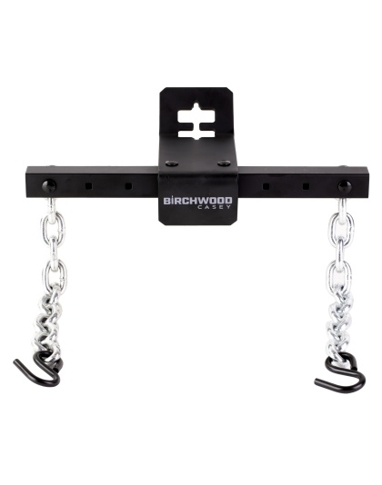 Birchwood Casey T-Post Gong Mount, Black, Steel Target Not Included