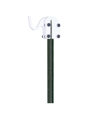 Birchwood Casey T-Post Target Hook, Steel Target Hanger, White