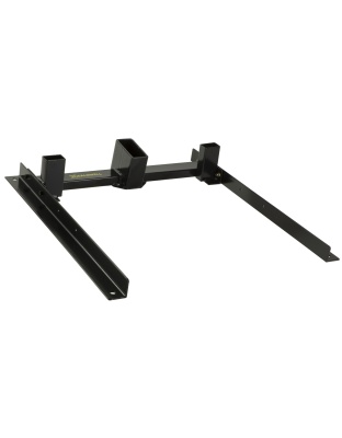 Caldwell Ultimate Steel Target Stand, Compatible with 2x4 and 1x2 Wooden Post, Black, Includes 2 Ground Stakes