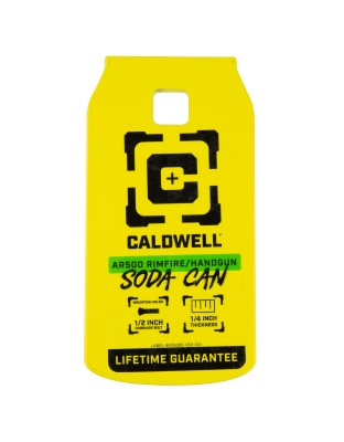 Caldwell AR500, Soda Can Target, Steel Target, Yellow
