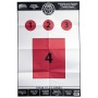 Pro-Shot Products Maximus White Pistol Training Target Set, 23"x35", 6 Pack, Multi Color