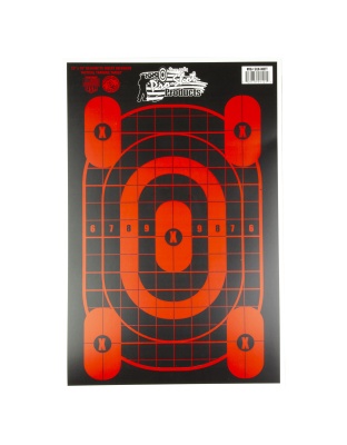Pro-Shot Products Silhouette Insert, Defensive Tactical Training Target, 12"X18", 4 Pack