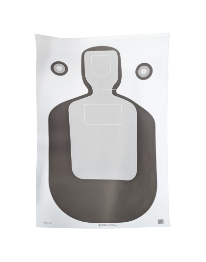 Action Target Action Target, TQ-19 Photo Target With Vital Anatomy, 23"x35", 100 Per Box