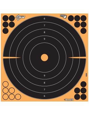 Allen Company EZ AIM Adhesive, Bullseye, 12", 5 Pack