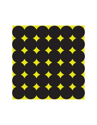 Birchwood Casey Shoot-N-C Target, Round Bullseye, 1", 432 Targets