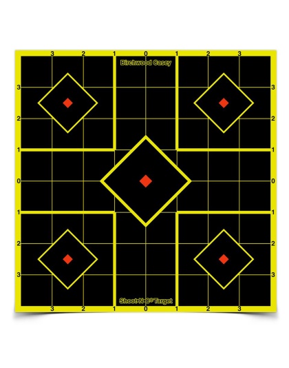 Birchwood Casey Shoot-N-C Target, Sight-In, 8", 15 Targets