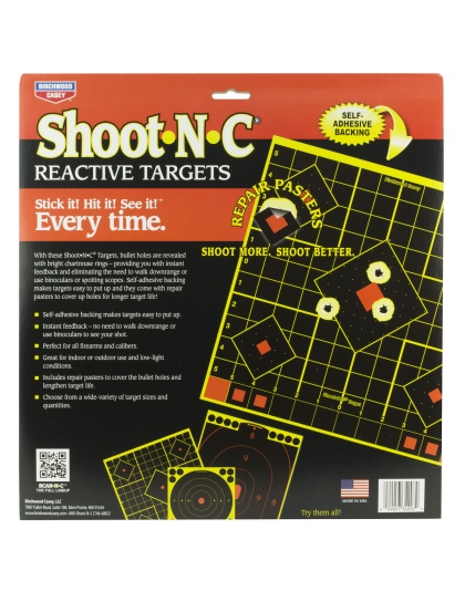 Birchwood Casey Shoot-N-C 12" Sight-In Target, 5 Pack
