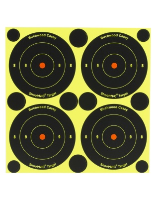 Birchwood Casey Shoot-N-C Target, Round Bullseye, 3", 48 Targets