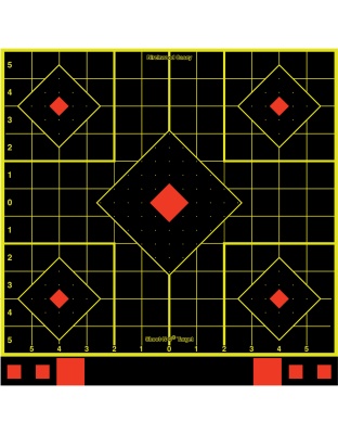 Birchwood Casey Shoot-N-C, Sight-In Target, 12", 12 Targets