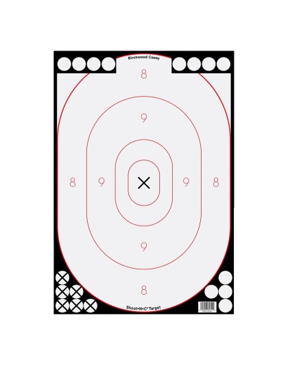 Birchwood Casey Shoot-N-C, Silhouette Target, 12"x18", 5 Targets