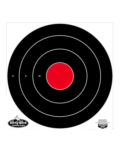 Birchwood Casey Dirty Bird, Bullseye Target, 17.25", 5 Targets