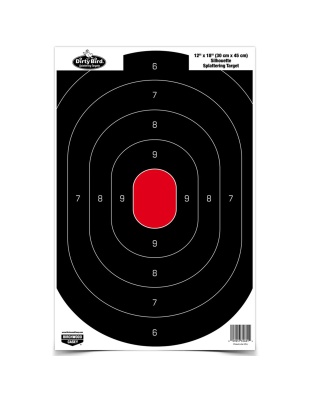 Birchwood Casey Dirty Bird Target, Silhouette, 12x18, 8 Targets