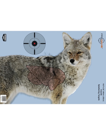 Birchwood Casey Pregame Target, Target With Visible Vitals, Coyote, 16.5x24, 3 Targets