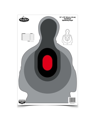 Birchwood Casey Dirty Bird 12" x 18" Transitional Silhouette Target, 8 Targets