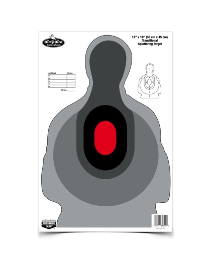 Birchwood Casey Dirty Bird 12" x 18" Transitional Silhouette Target, 8 Targets