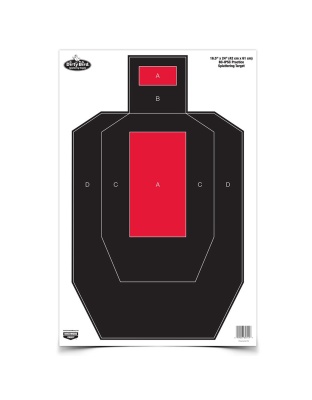 Birchwood Casey Dirty Bird 16.5" x 24" BC-IPSC Practice Target, 3 Targets