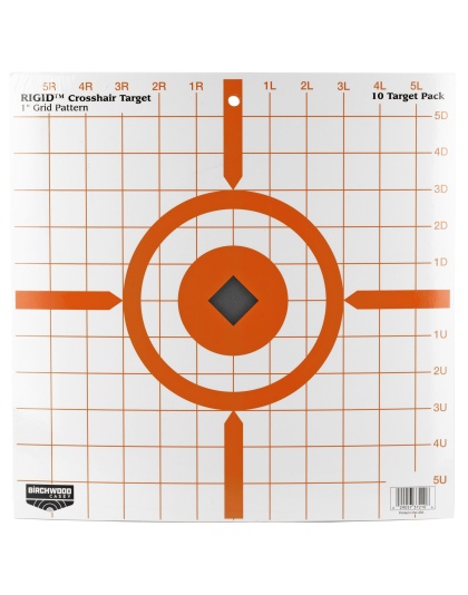 Birchwood Casey Rigid, Sight-In Target, 12", 10 Targets