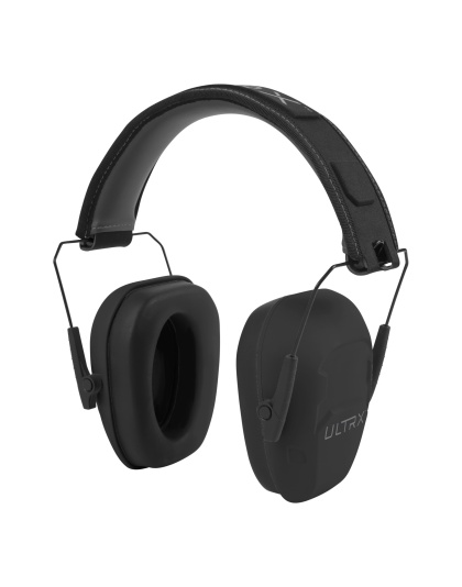 Allen Company ULTRX Shield Passive Muffs, Earmuff, NRR 23dB, Midnight Gray