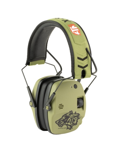 ATN Corp X-Sound Electronic Ear Muffs, Hearing Protection, Bluetooth, Green