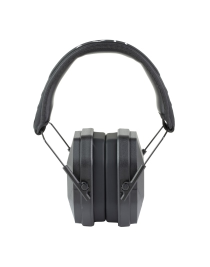 AXIL MX Passive Earmuff, Black, Includes Standard Foam Cups
