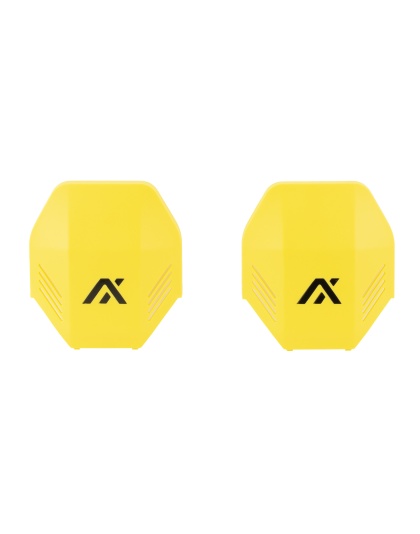 AXIL MX Plate, Fits MX Pro/Electronic/Passive Earmuffs, Safety Yellow
