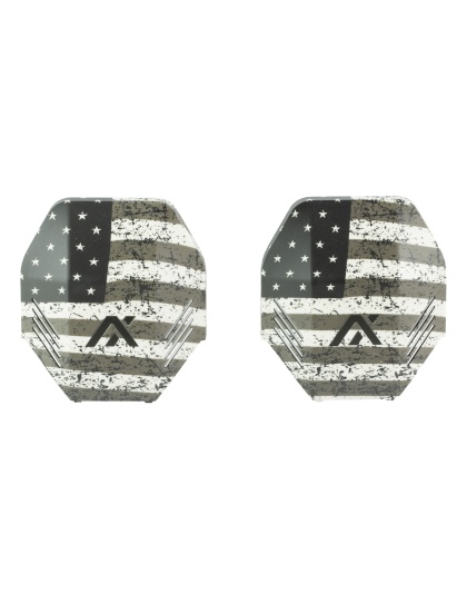 AXIL MX Plate, Fits MX Pro/Electronic/Passive Earmuffs,, Freedom American Flag Print