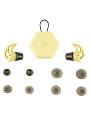 AXIL X30i, Earplugs, Desert Tan, Includes (3) Silicon Tips, (2) Foam Tips and Pocket Carry Case