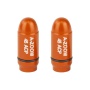 A-Zoom StrikerCaps, Snap Caps, Orange, 45 ACP, 2/Pk