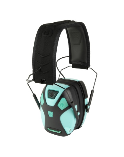 Caldwell E-Max, Electronic Earmuff, Aqua