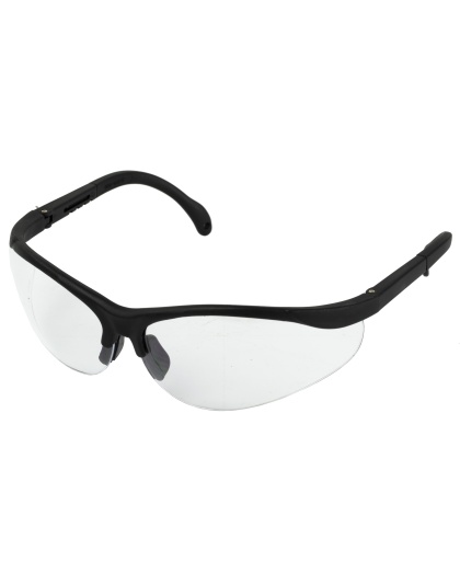 Caldwell Shooting Glasses, Black Frame, Clear Lens