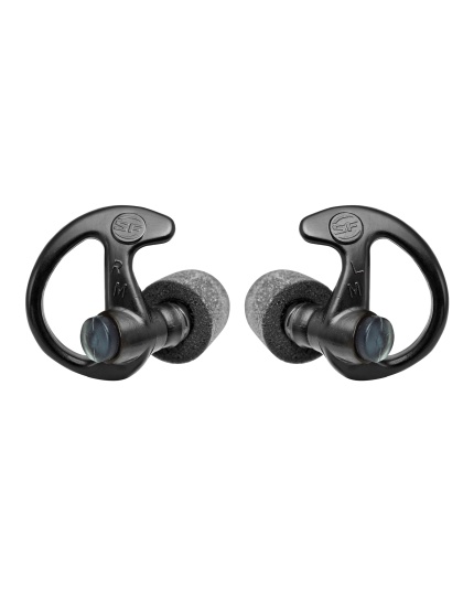 Surefire Sonic Defender Ultra Max Ear Plugs, Medium, Black, 1 Pair