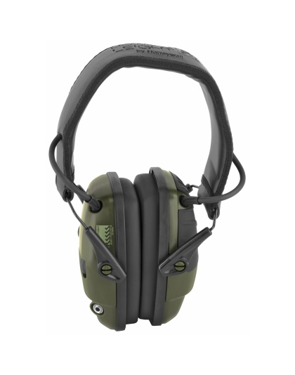 Howard Leight Impact Sport, Electronic Earmuff, Folding, Olive Drab Green