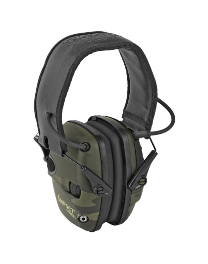 Howard Leight Impact Sport, Electronic Earmuff, Folding, MultiCam Black